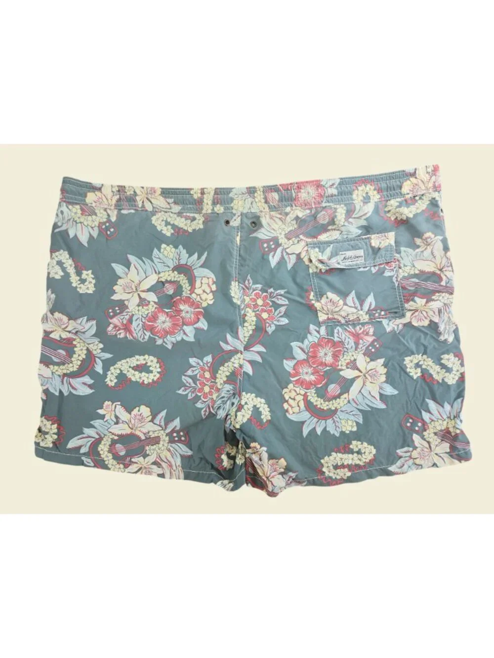 Polo Ralph Lauren Mens Hawaiian Floral Swim Trunks 3XB Big 3XL
